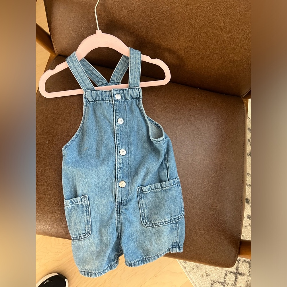 Denim overalls